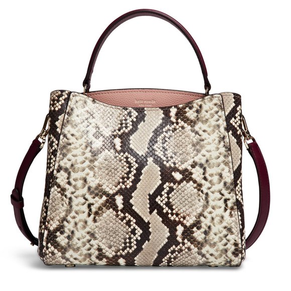 Kate Spade Fleur Embossed Small Top Handle Satchel - Picture 3 of 16